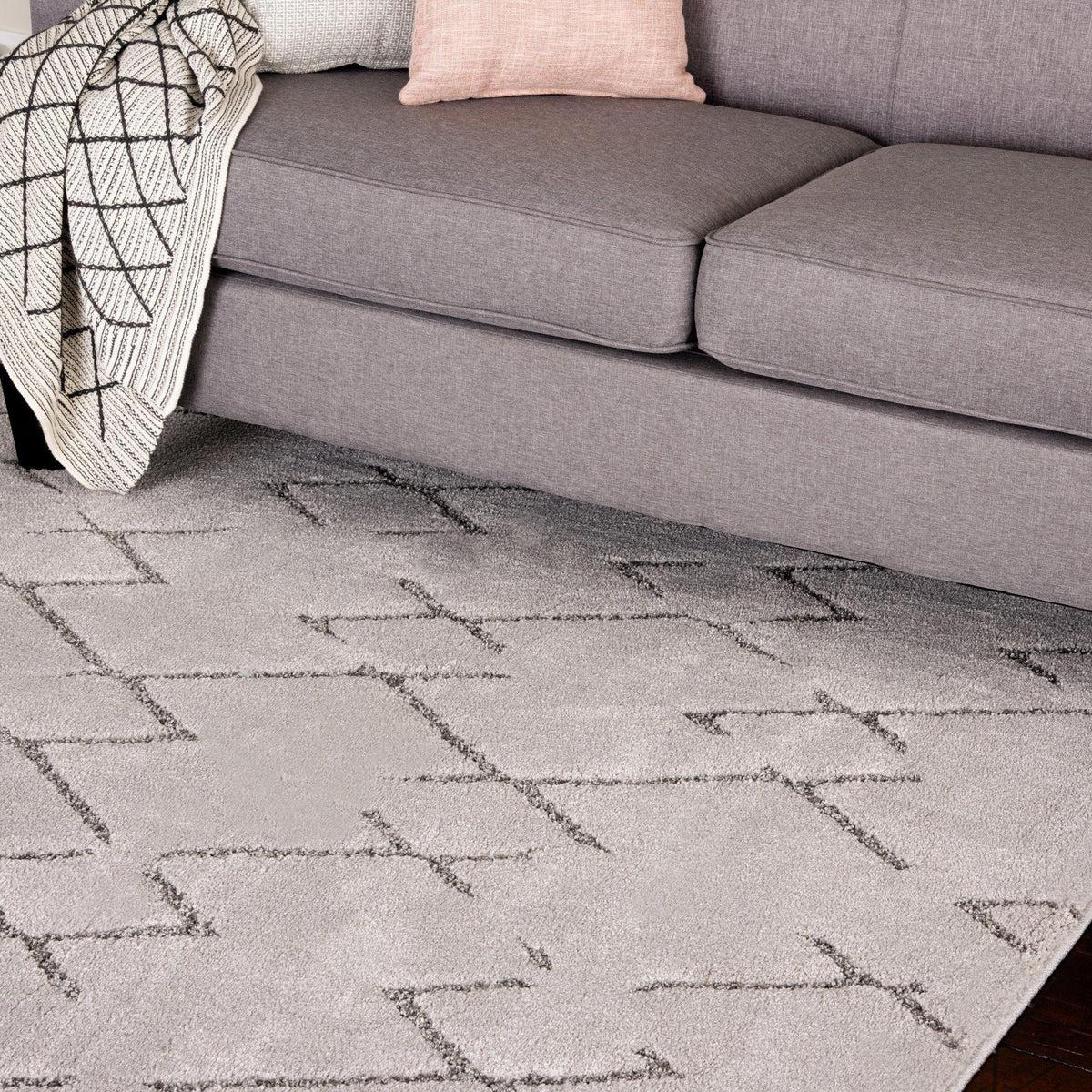 Trisha Yearwood Home Relax - Fiorella - Cloud/Metal-Area Rug-Trisha Yearwood Home-The Rug Truck