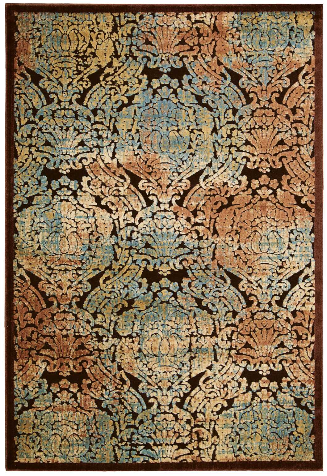 Illuminate IL09 Chocolate Area Rug-Area Rug-The Rug Truck-5&#39;3&quot; x 7&#39;5&quot;-The Rug Truck