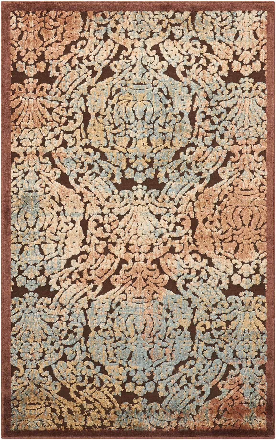 Illuminate IL09 Chocolate Area Rug-Area Rug-The Rug Truck-3&#39;6&quot; x 5&#39;6&quot;-The Rug Truck