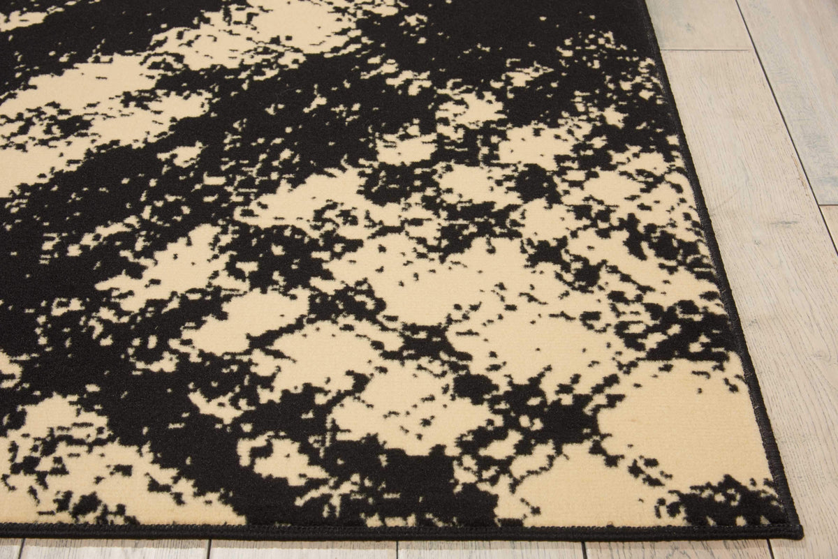 Grafix GRF01 Cream Black Area Rug-Area Rug-Nourison-The Rug Truck