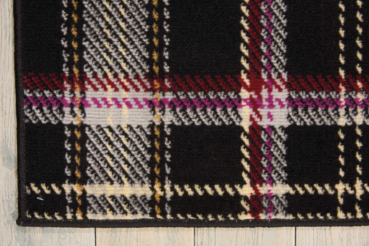 Grafix GRF03 Black Area Rug-Area Rug-Nourison-The Rug Truck