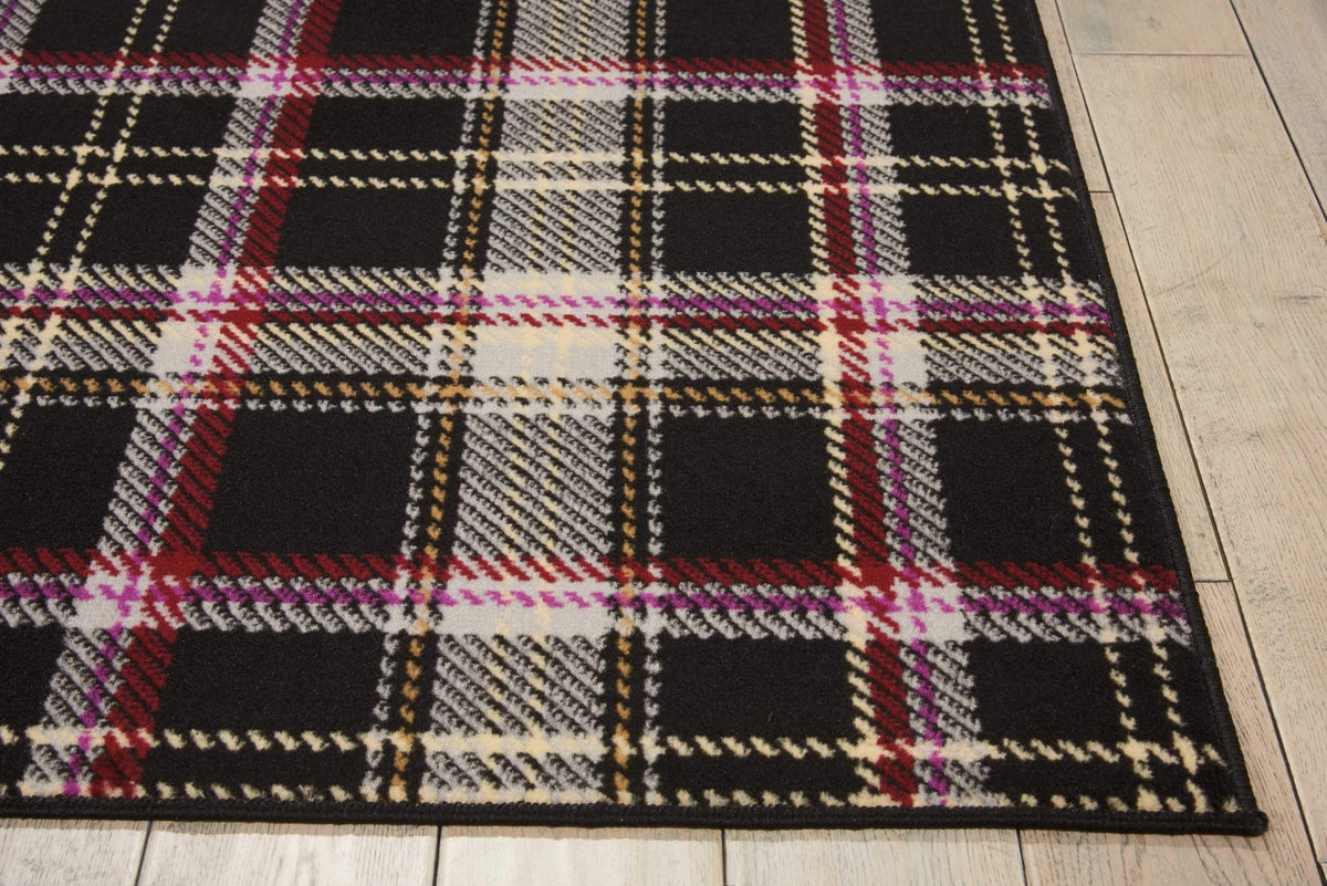 Grafix GRF03 Black Area Rug-Area Rug-Nourison-The Rug Truck