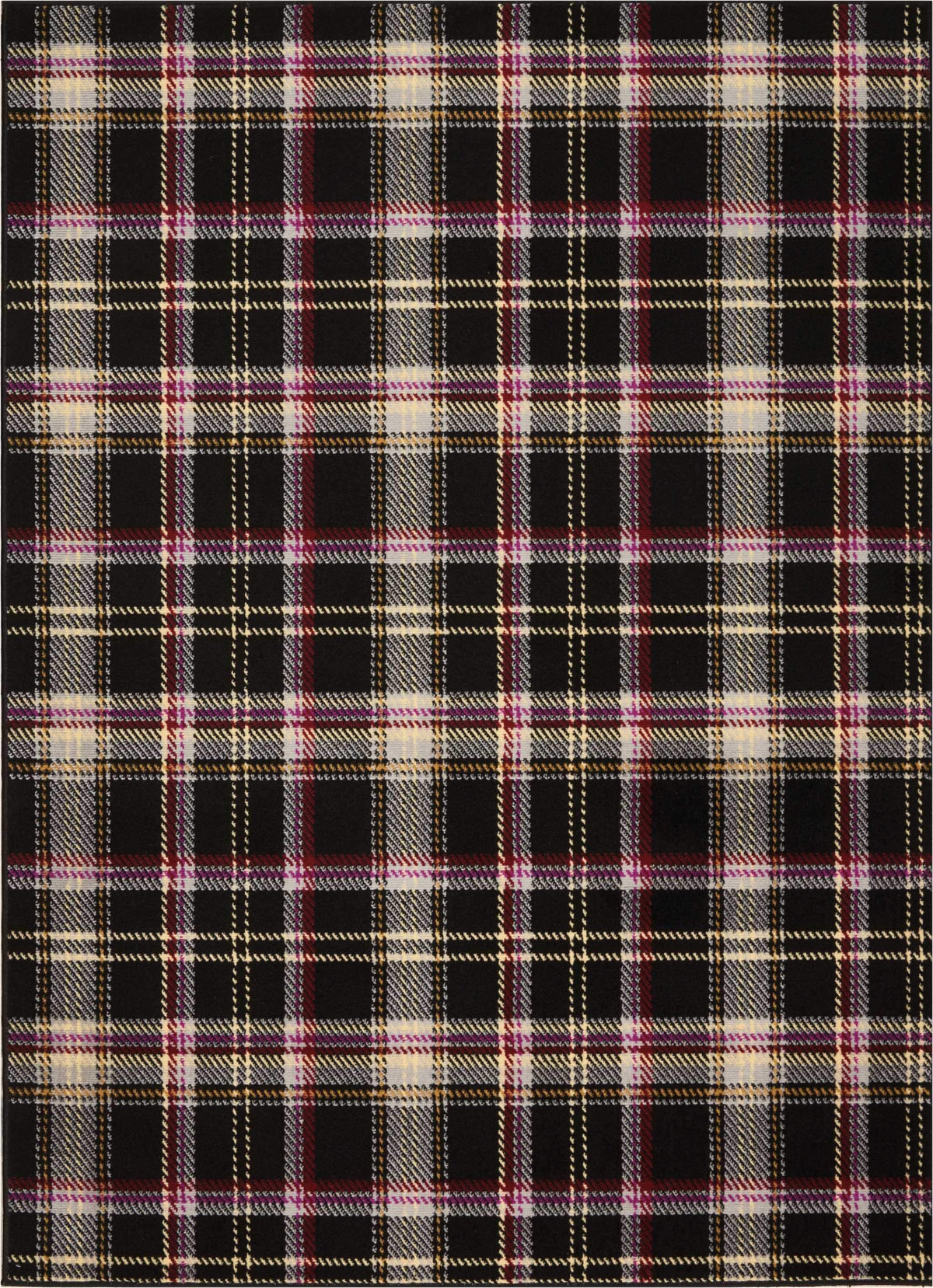 Grafix GRF03 Black Area Rug-Area Rug-Nourison-5&#39;3&quot; x 7&#39;3&quot;-The Rug Truck