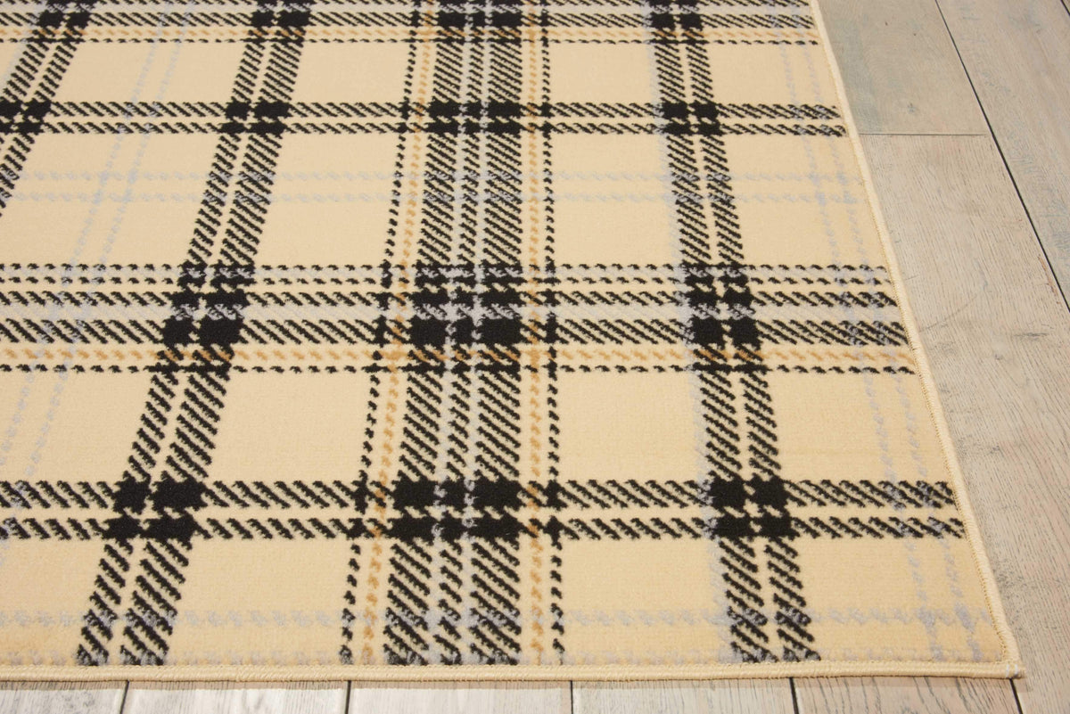 Grafix GRF03 Cream Black Area Rug-Area Rug-Nourison-The Rug Truck