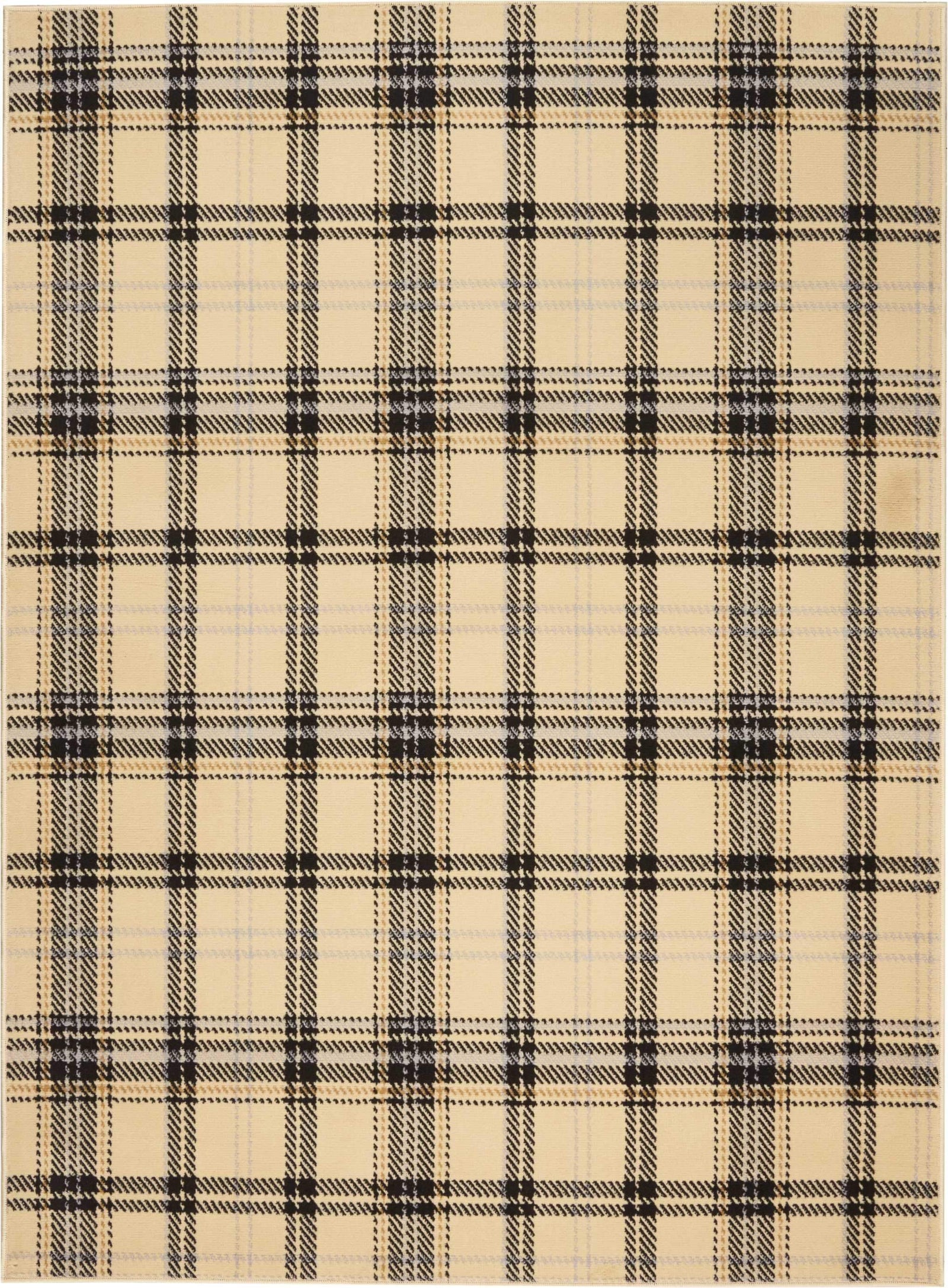 Grafix GRF03 Cream Black Area Rug-Area Rug-Nourison-5'3" x 7'3"-The Rug Truck