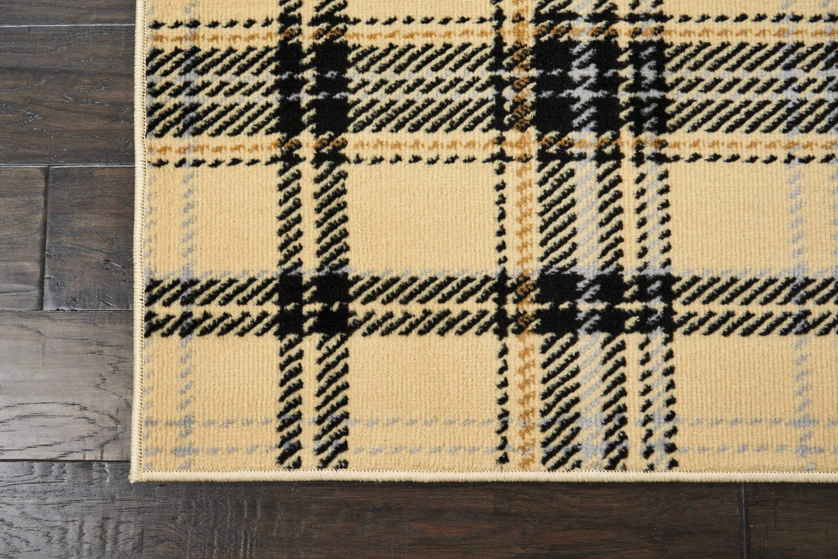 Grafix GRF03 Cream Black Area Rug-Area Rug-Nourison-The Rug Truck