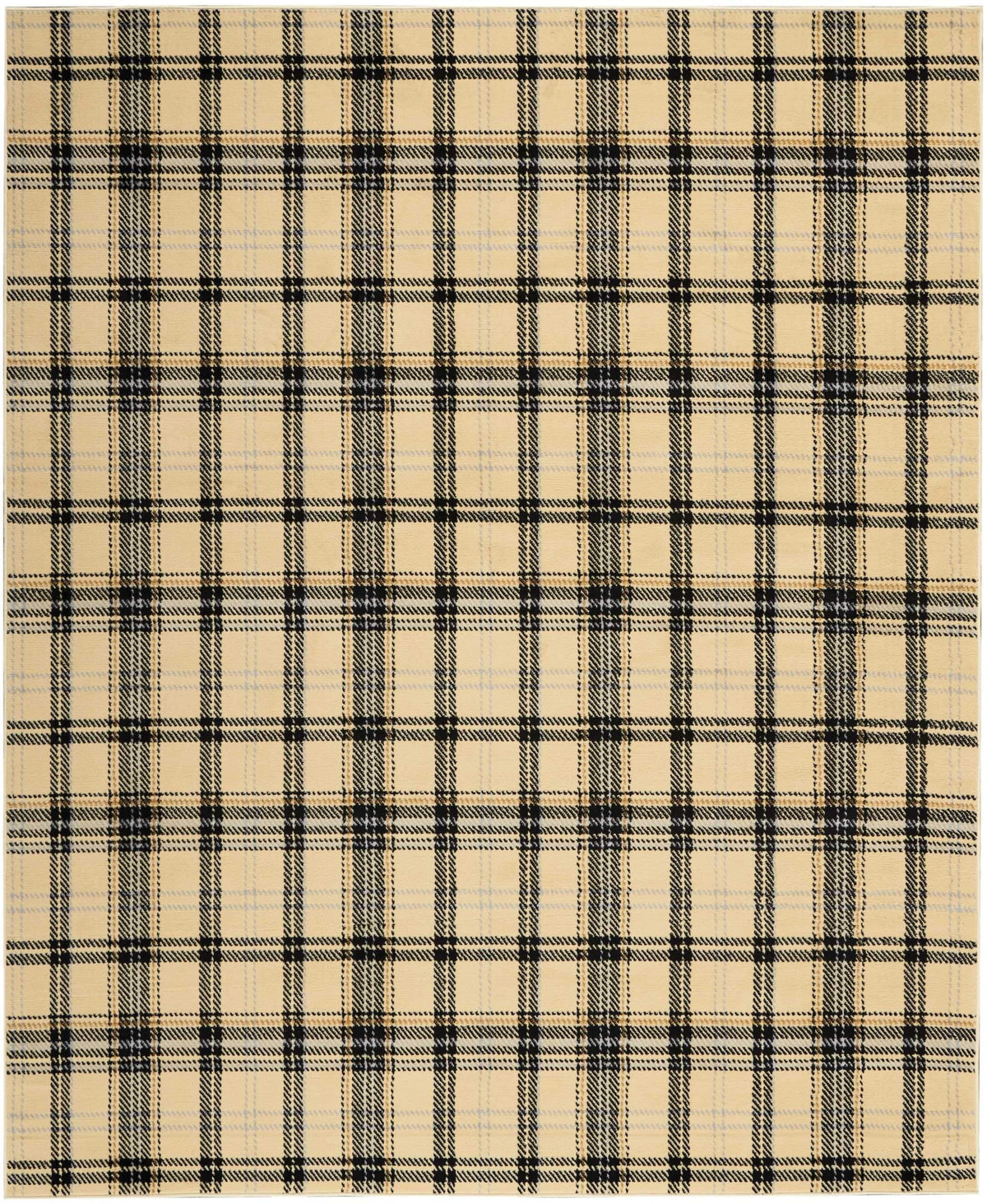 Grafix GRF03 Cream Black Area Rug-Area Rug-Nourison-7&#39;10&quot; x 9&#39;10&quot;-The Rug Truck