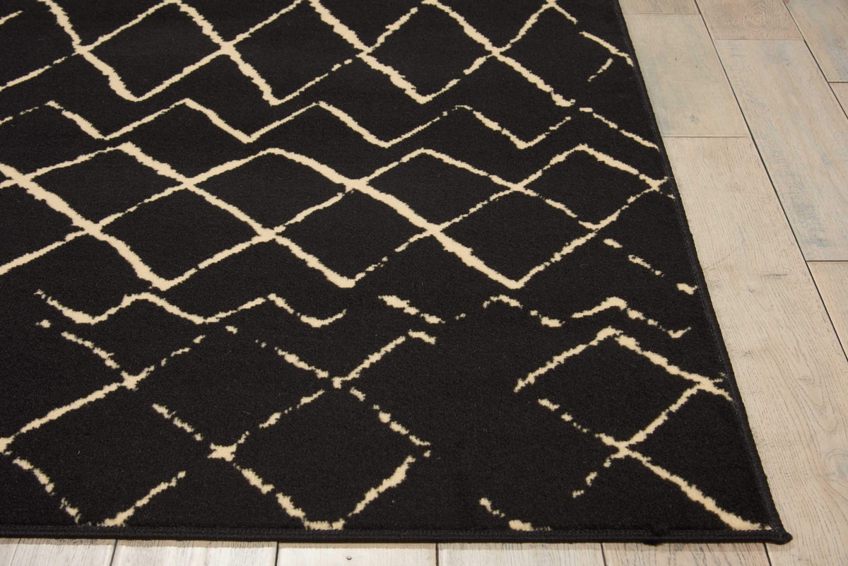 Grafix GRF04 Black Area Rug-Area Rug-Nourison-The Rug Truck