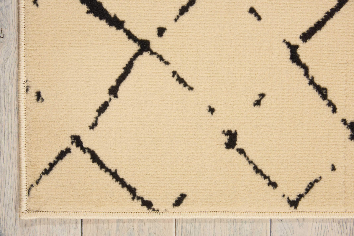 Grafix GRF04 Cream Black Area Rug-Area Rug-Nourison-The Rug Truck