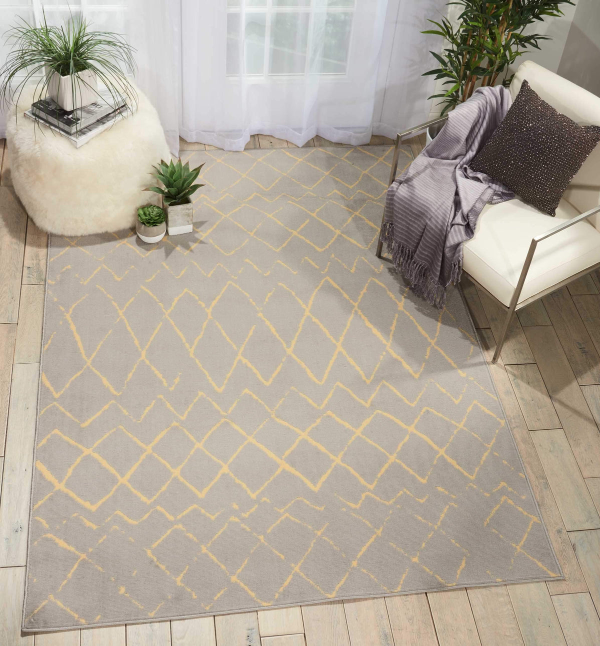 Grafix GRF04 Grey Area Rug-Area Rug-Nourison-The Rug Truck