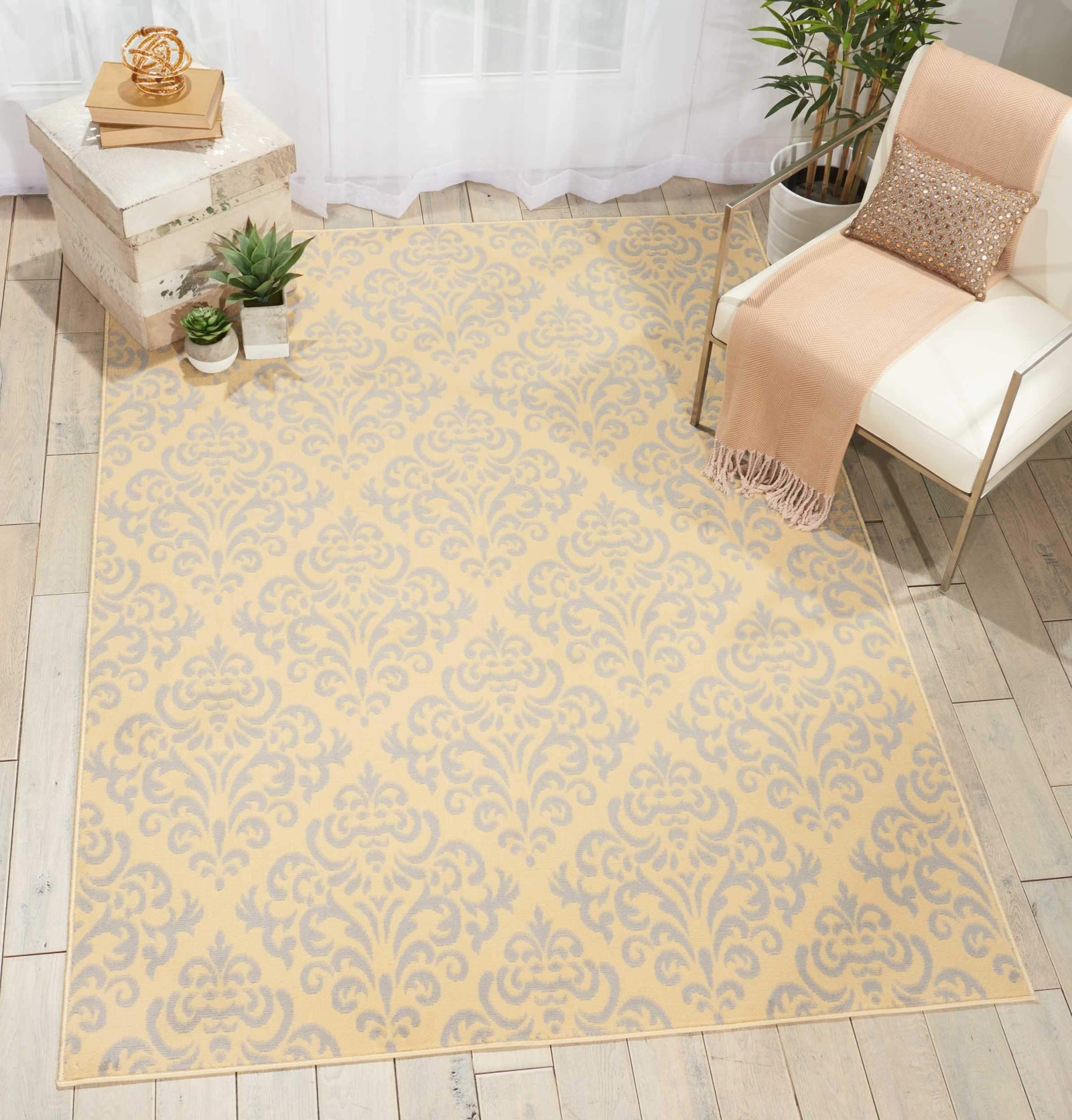 Grafix GRF06 Cream Area Rug-Area Rug-Nourison-5'3" x 7'3"-The Rug Truck