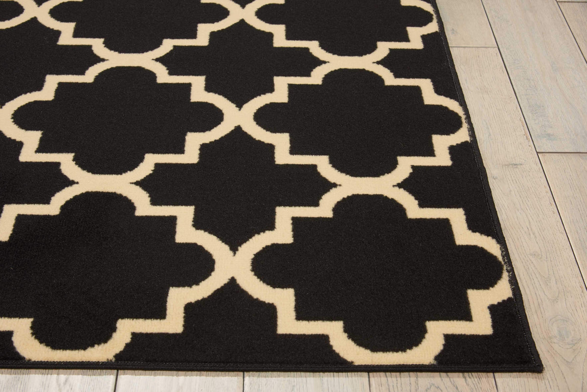 Grafix GRF08 Black Area Rug-Area Rug-Nourison-The Rug Truck