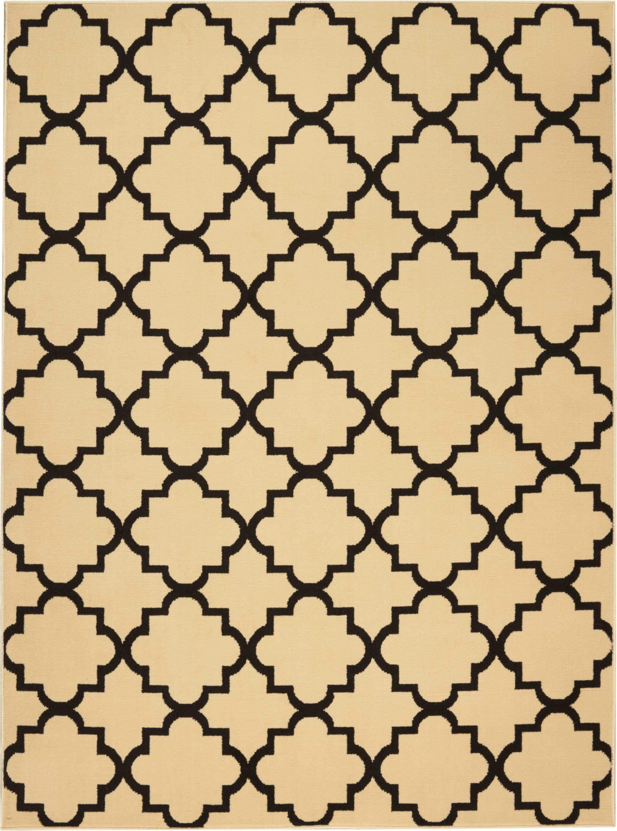 Grafix GRF08 Cream Black Area Rug-Area Rug-Nourison-5&#39;3&quot; x 7&#39;3&quot;-The Rug Truck