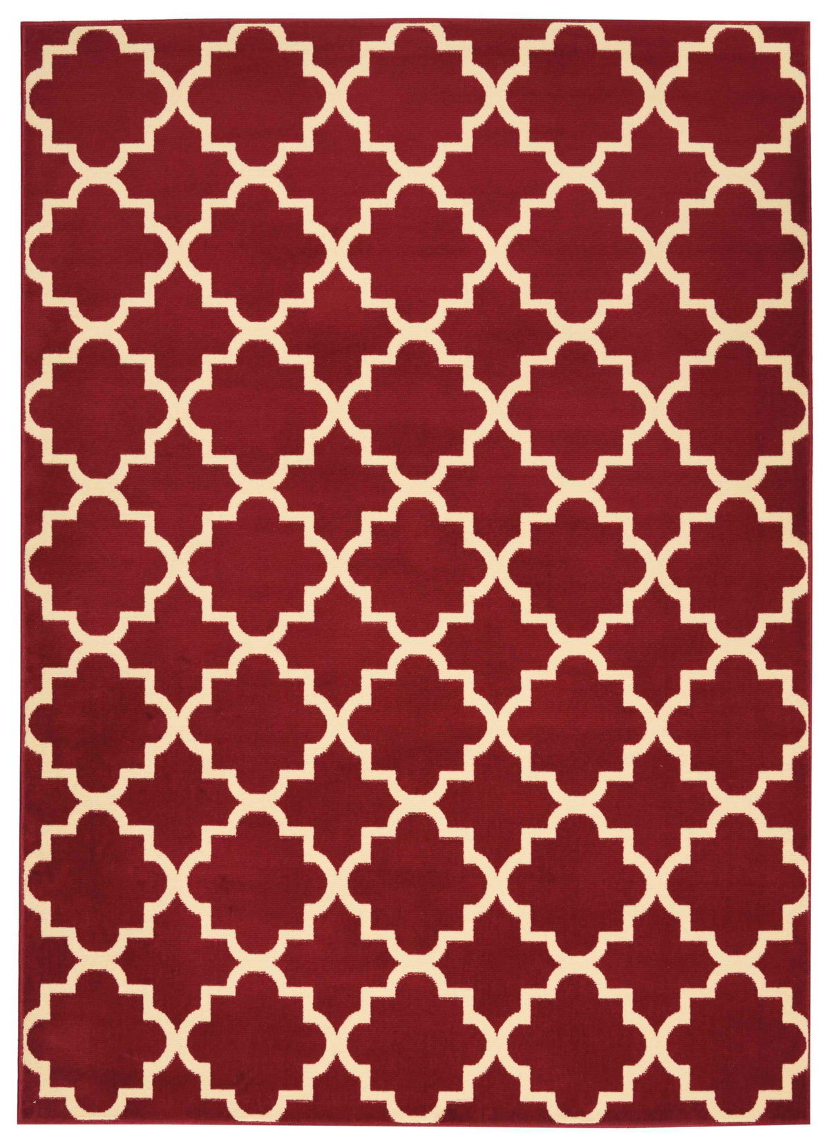 Grafix GRF08 Red Area Rug-Area Rug-Nourison-5&#39;3&quot; x 7&#39;3&quot;-The Rug Truck