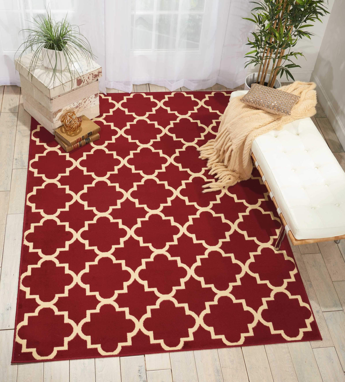 Grafix GRF08 Red Area Rug-Area Rug-Nourison-The Rug Truck