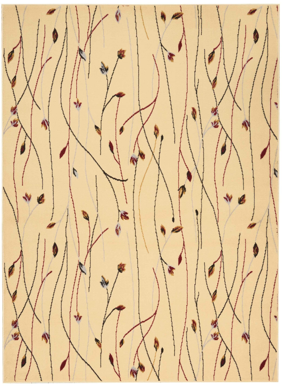 Grafix GRF15 Cream Area Rug-Area Rug-Nourison-5&#39;3&quot; x 7&#39;3&quot;-The Rug Truck