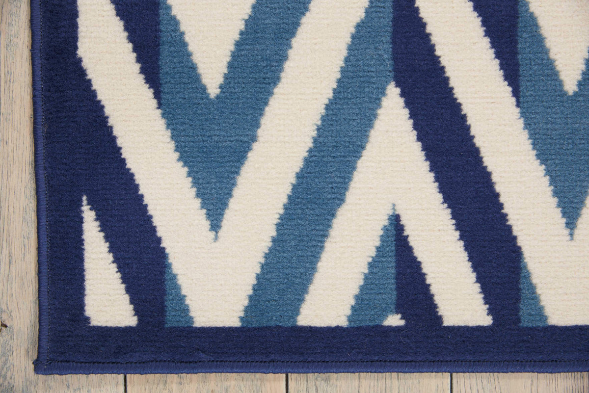 Grafix GRF18 White Blue Area Rug-Area Rug-Nourison-The Rug Truck