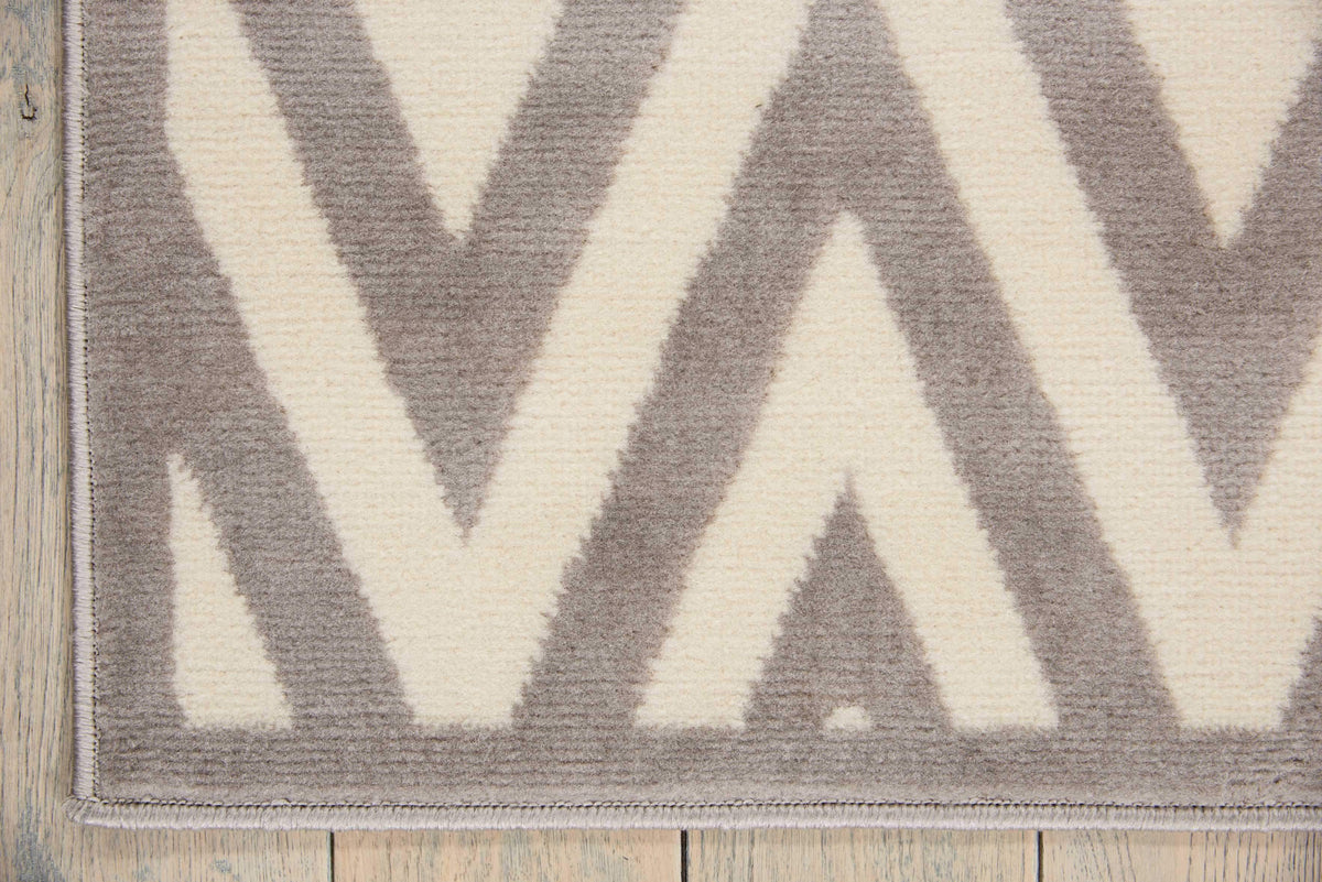 Grafix GRF18 White/Grey Area Rug-Area Rug-Nourison-The Rug Truck