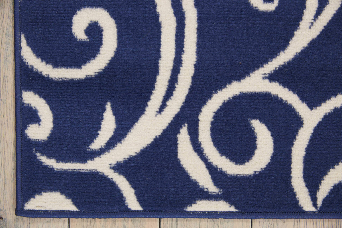 Grafix GRF19 Navy Area Rug-Area Rug-Nourison-The Rug Truck