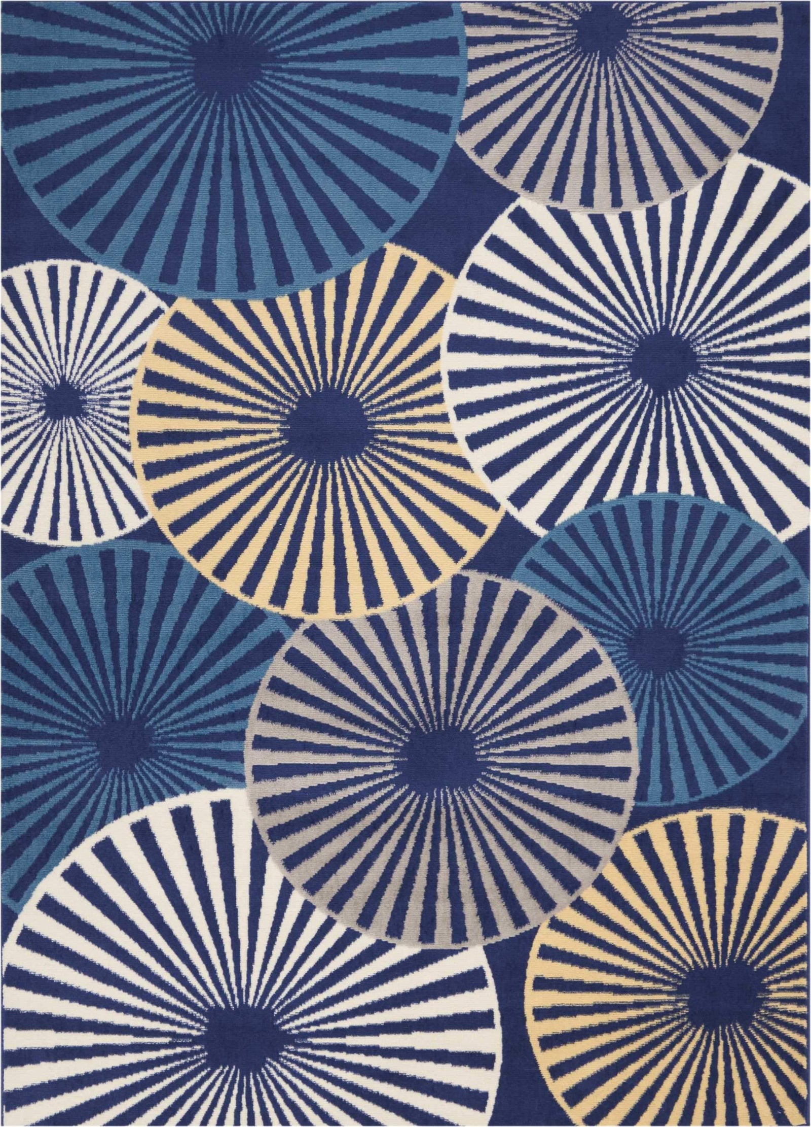 Grafix GRF20 Navy Area Rug-Area Rug-Nourison-5'3" x 7'3"-The Rug Truck