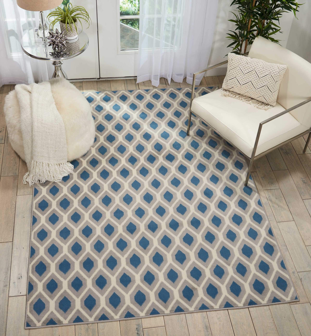 Grafix GRF22 Blue Area Rug-Area Rug-Nourison-The Rug Truck