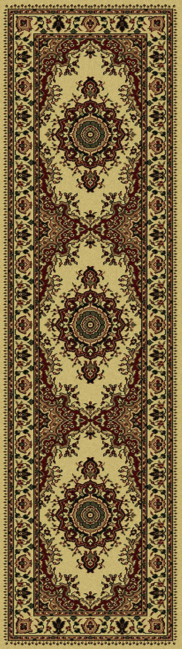 Genevieve 1191 Ivory Area Rug (2&#39;2 X 7&#39;7)