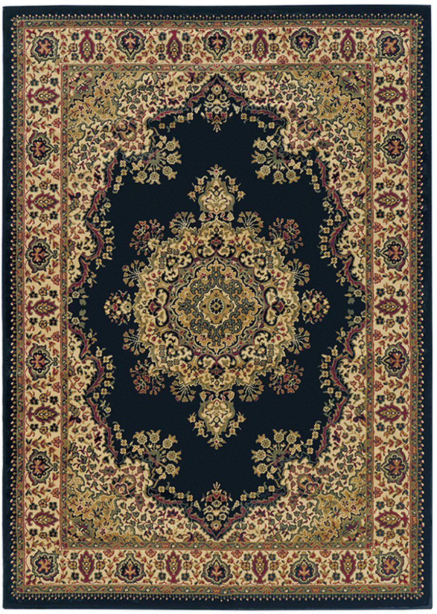 Genevieve 1191 Black Area Rug (7&#39;9 X 11&#39;)