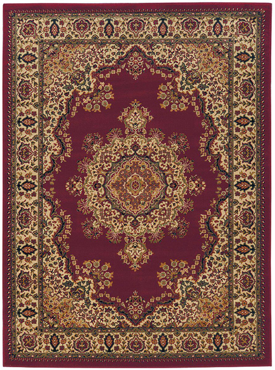 Genevieve 1191 Burgundy Area Rug (7&#39;9 X 11&#39;)
