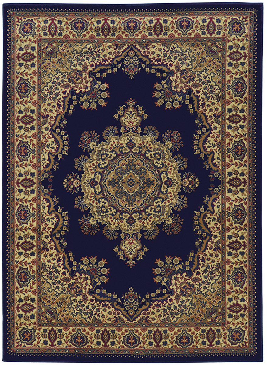 Genevieve 1191 Navy Area Rug (7&#39;9 X 11&#39;)