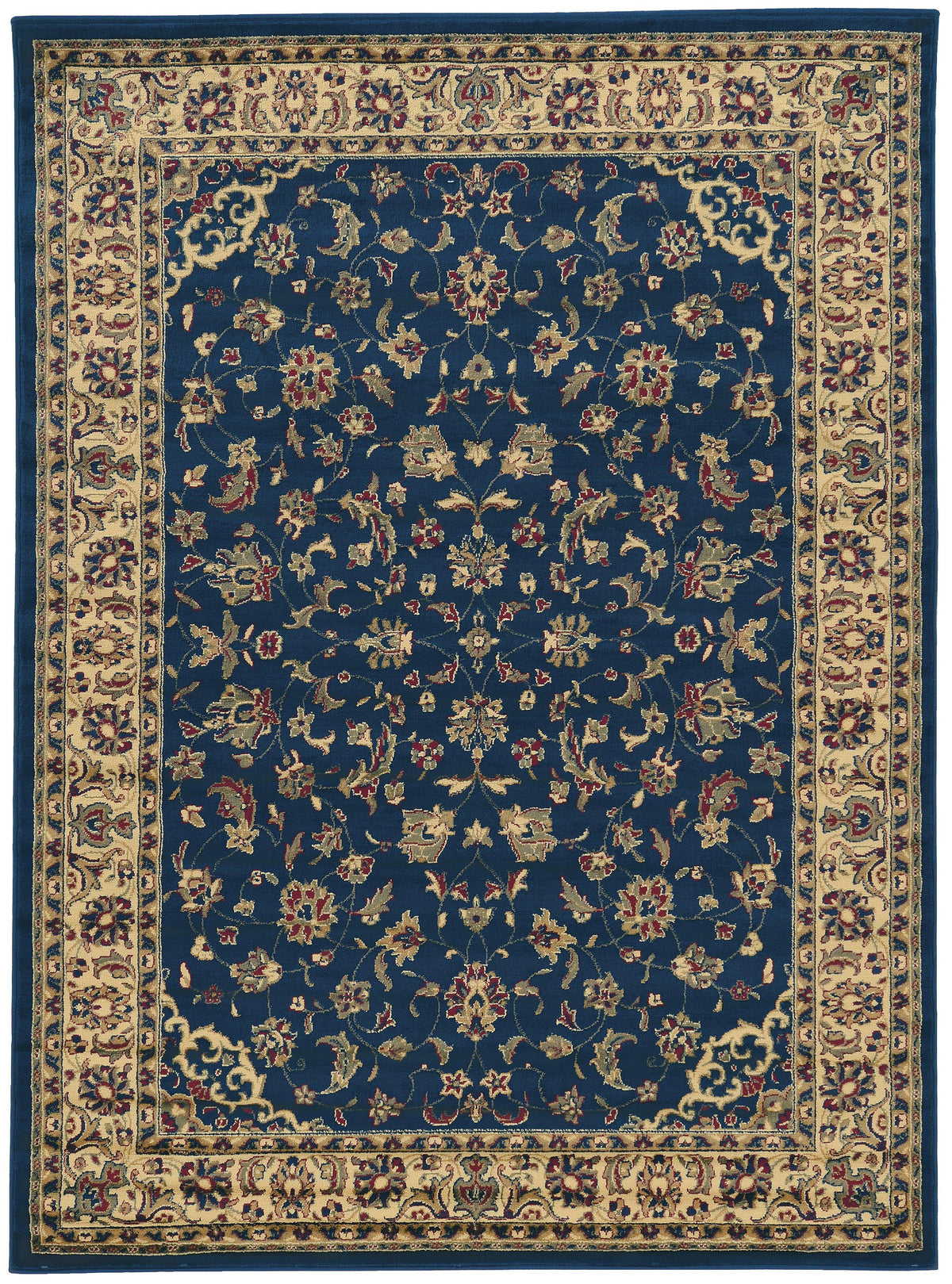 Genevieve 953 Navy Area Rug (6&#39;7 X 9&#39;6)
