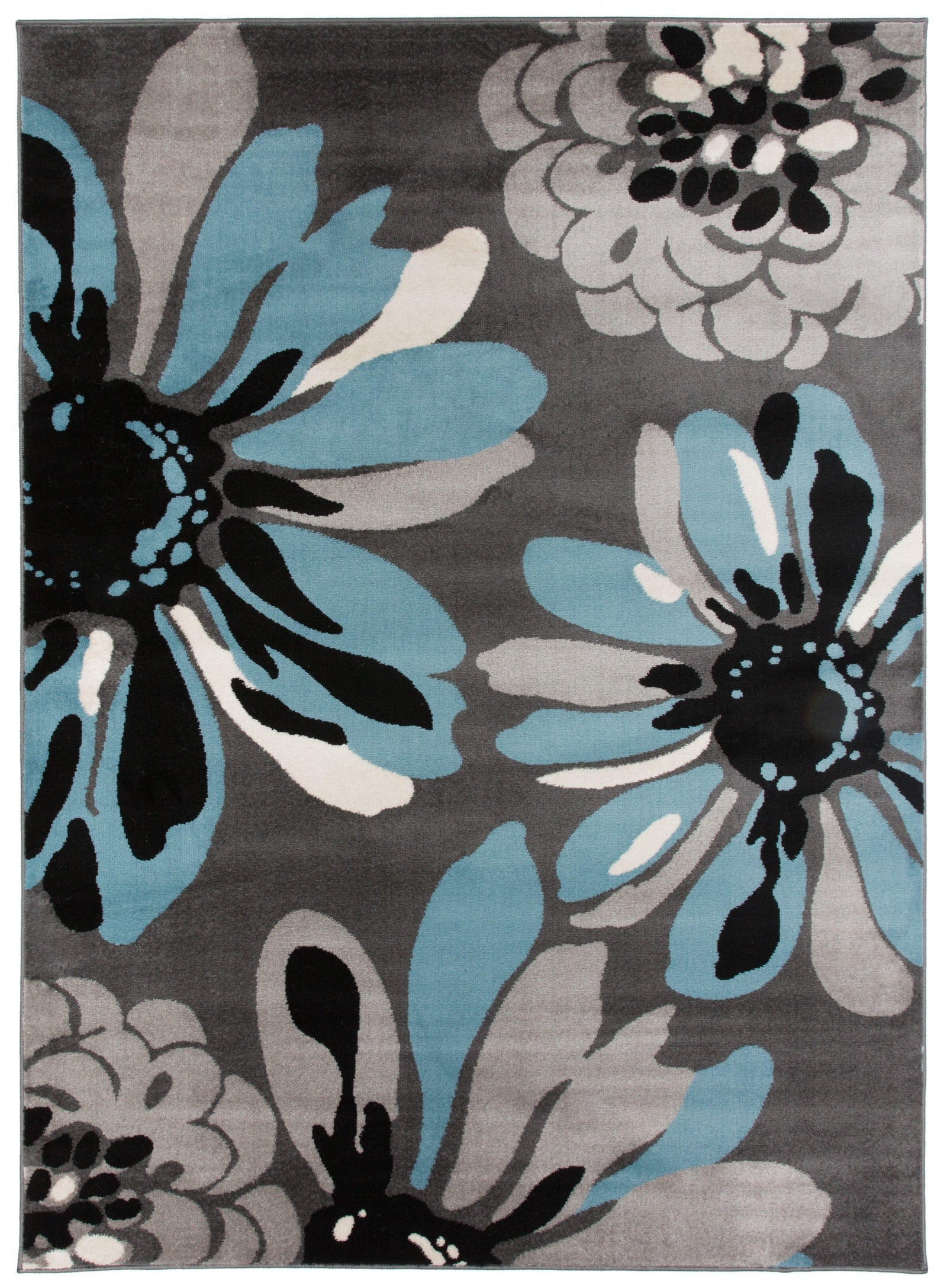 Toscana 374 Blue Area Rug-Area Rug-World Rug Gallery-3'3" x 5'-The Rug Truck