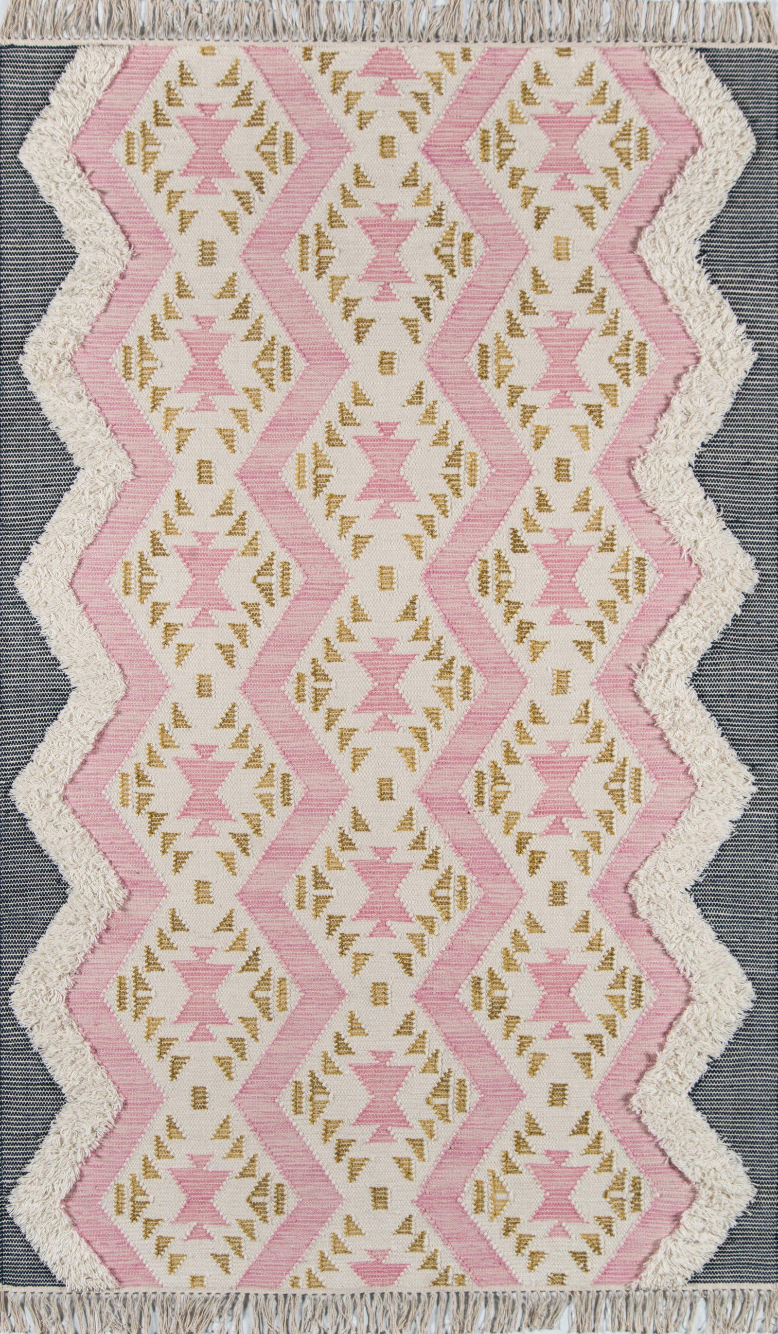 Novogratz Indio IND-1 Pink Area Rug ( 7'6" X 9'6")