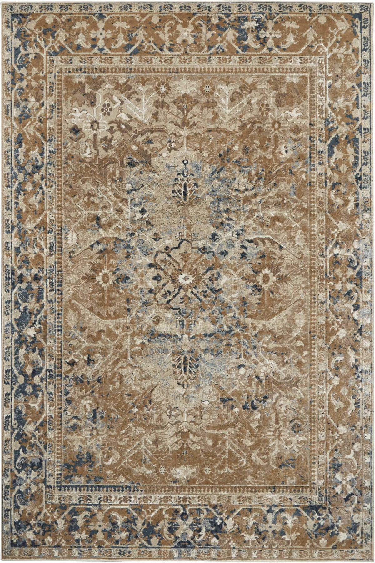 kathy ireland HOME Malta Taupe Area Rug-Area Rug-kathy ireland HOME-3&#39;11&quot; x 5&#39;7&quot;-The Rug Truck
