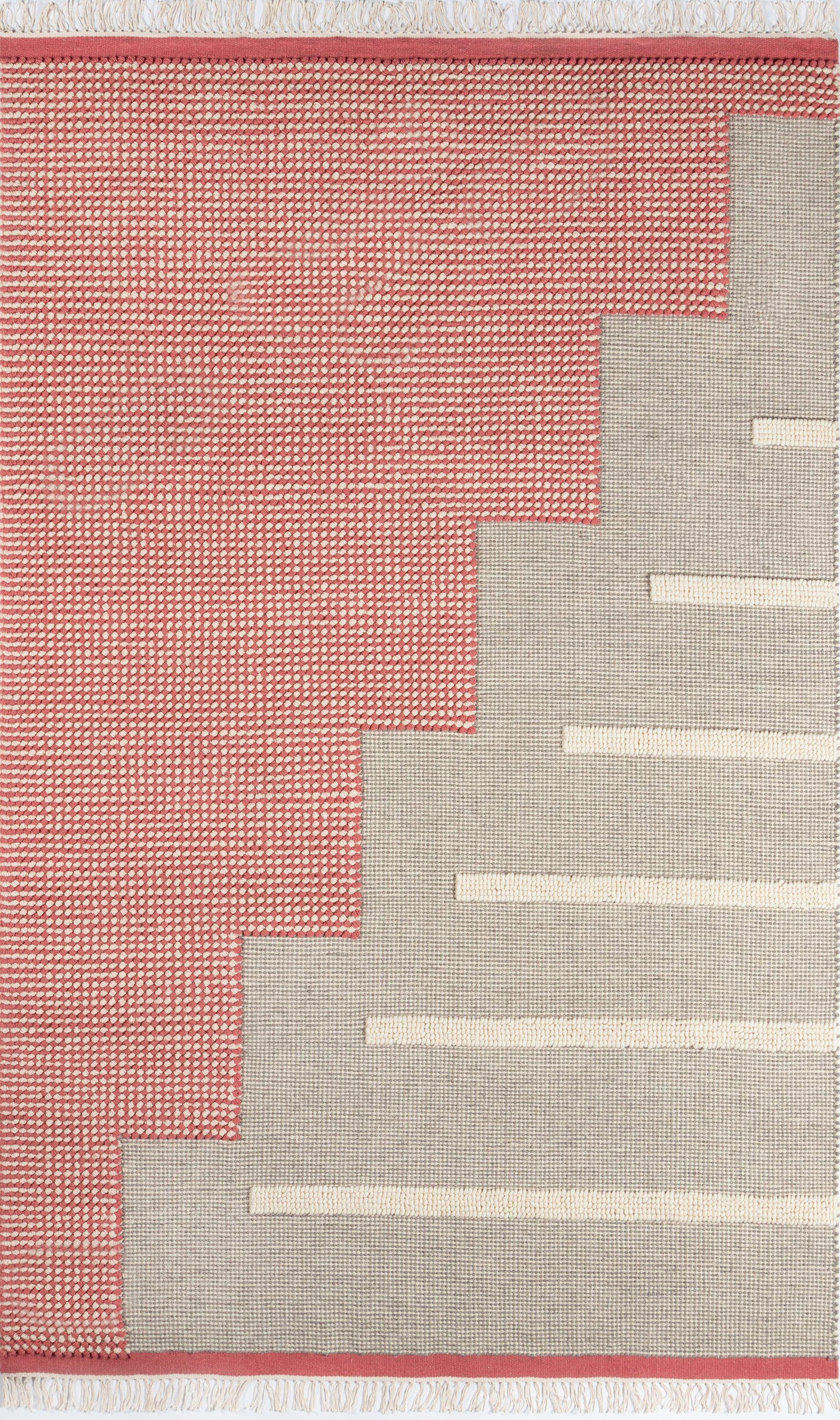 Novogratz Karl KRL-1 Pink Area Rug ( 7'9" X 9'9")