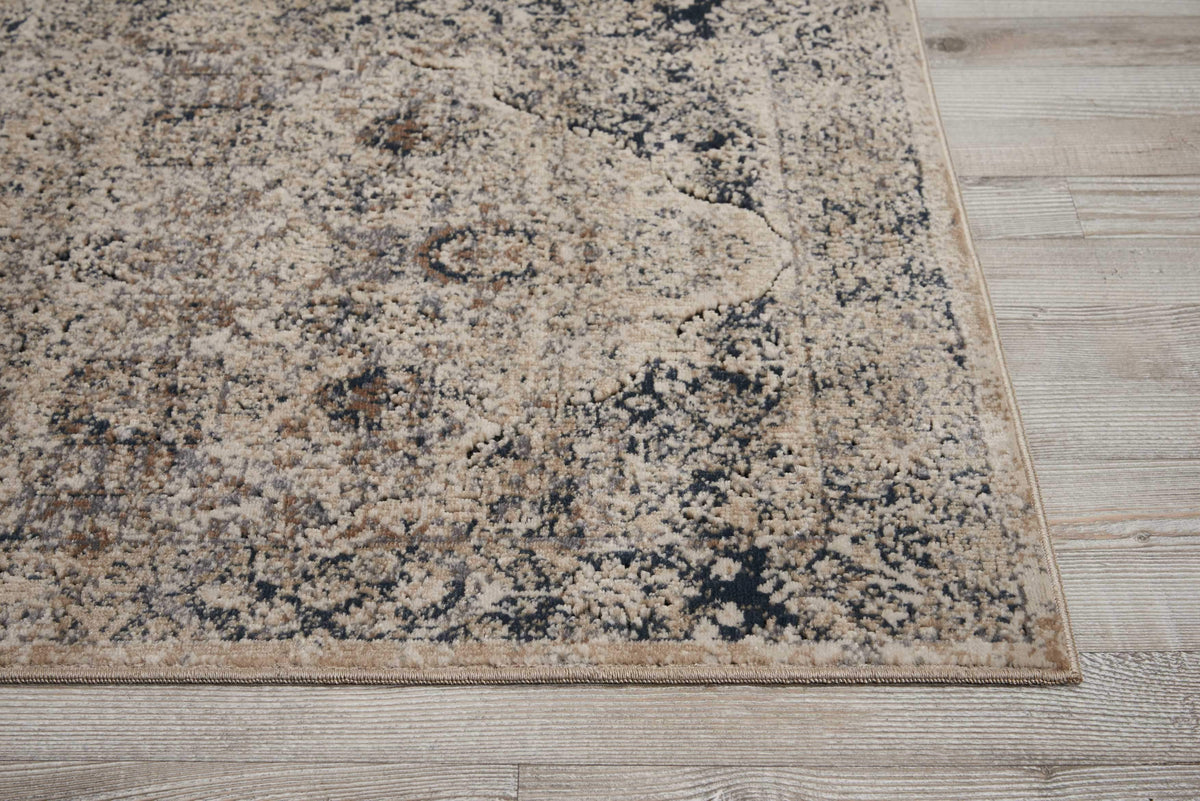 kathy ireland HOME Malta Ivory Blue Area Rug-Area Rug-kathy ireland HOME-The Rug Truck