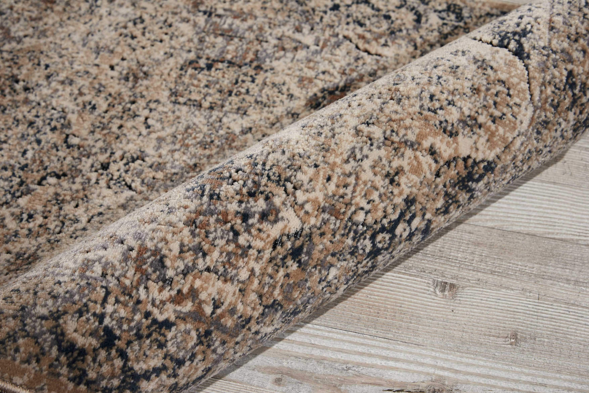 kathy ireland HOME Malta Ivory Blue Area Rug-Area Rug-kathy ireland HOME-The Rug Truck