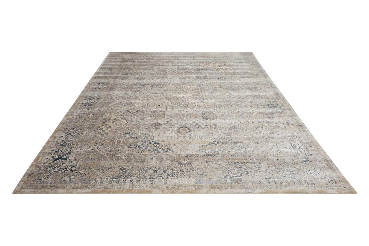 kathy ireland HOME Malta Ivory Blue Area Rug-Area Rug-kathy ireland HOME-The Rug Truck