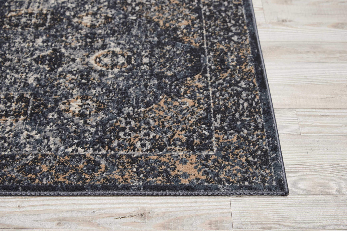 kathy ireland HOME Malta Navy Area Rug-Area Rug-kathy ireland HOME-The Rug Truck