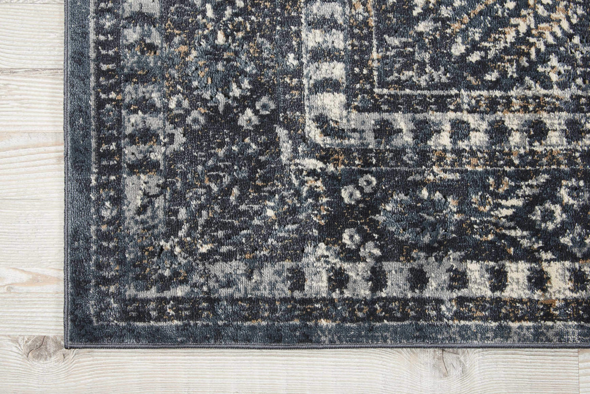 kathy ireland HOME Malta Navy Area Rug-Area Rug-kathy ireland HOME-The Rug Truck