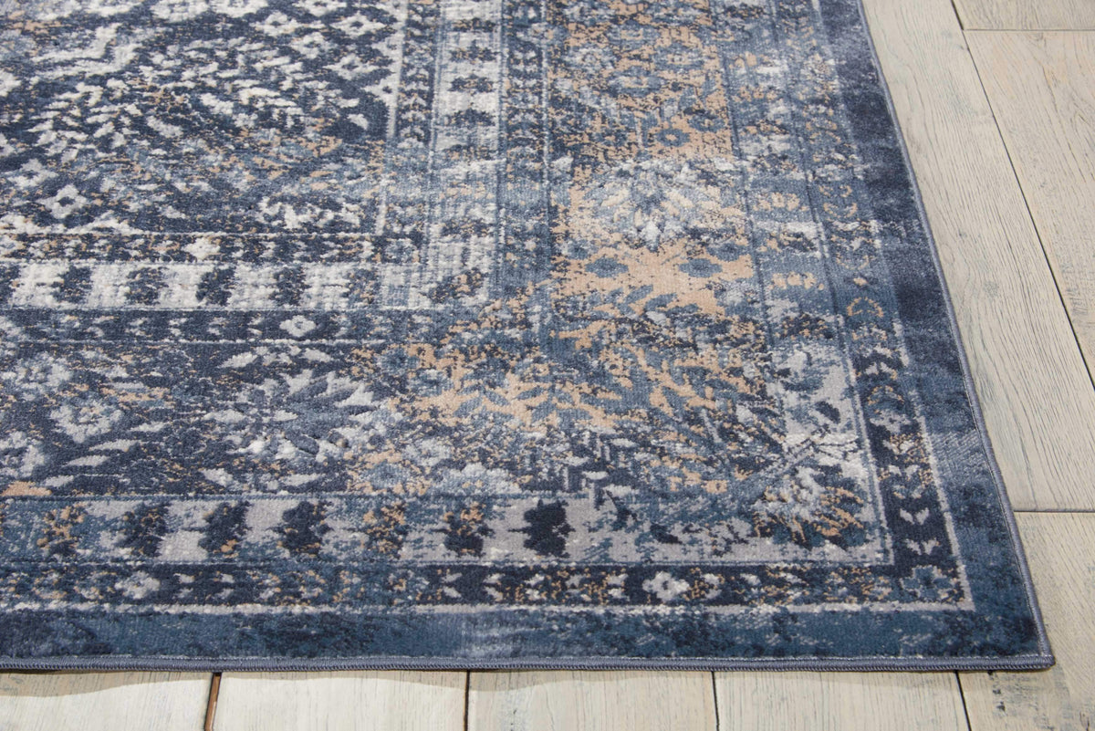 kathy ireland HOME Malta Navy Area Rug-Area Rug-kathy ireland HOME-The Rug Truck