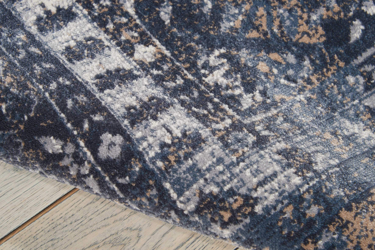 kathy ireland HOME Malta Navy Area Rug-Area Rug-kathy ireland HOME-The Rug Truck