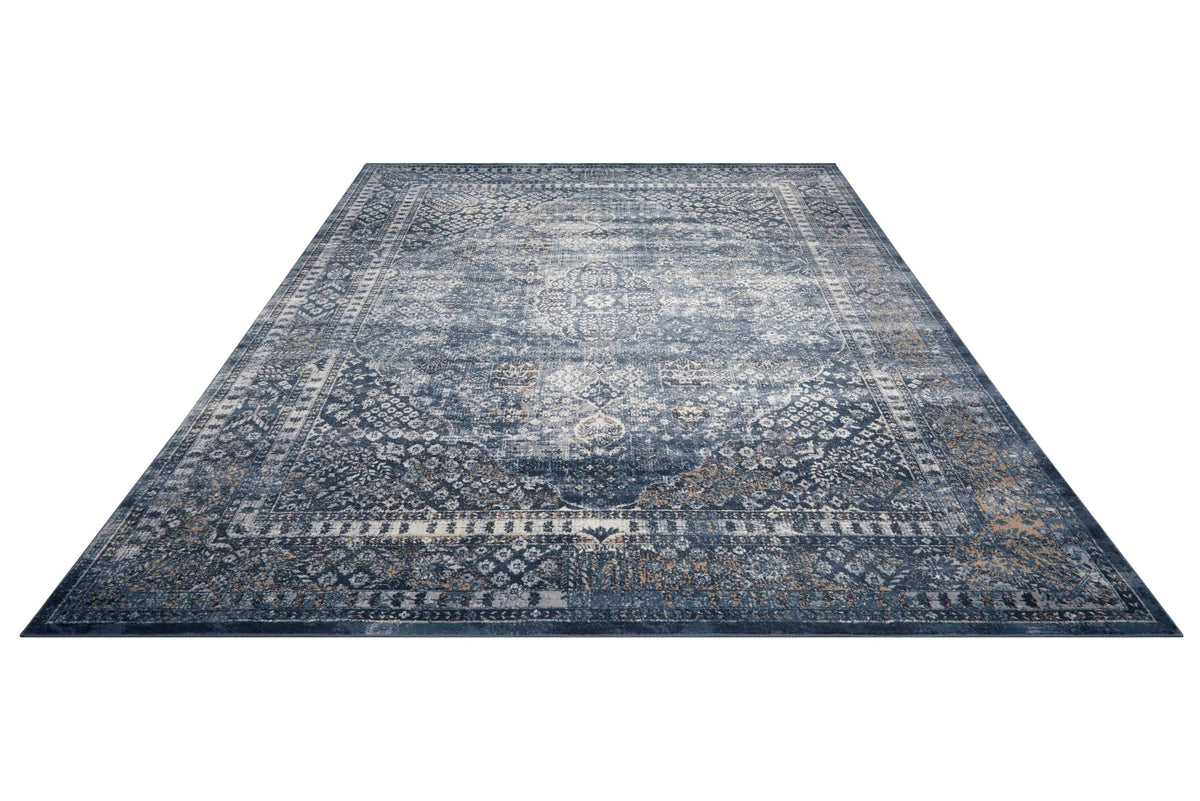 kathy ireland HOME Malta Navy Area Rug-Area Rug-kathy ireland HOME-The Rug Truck