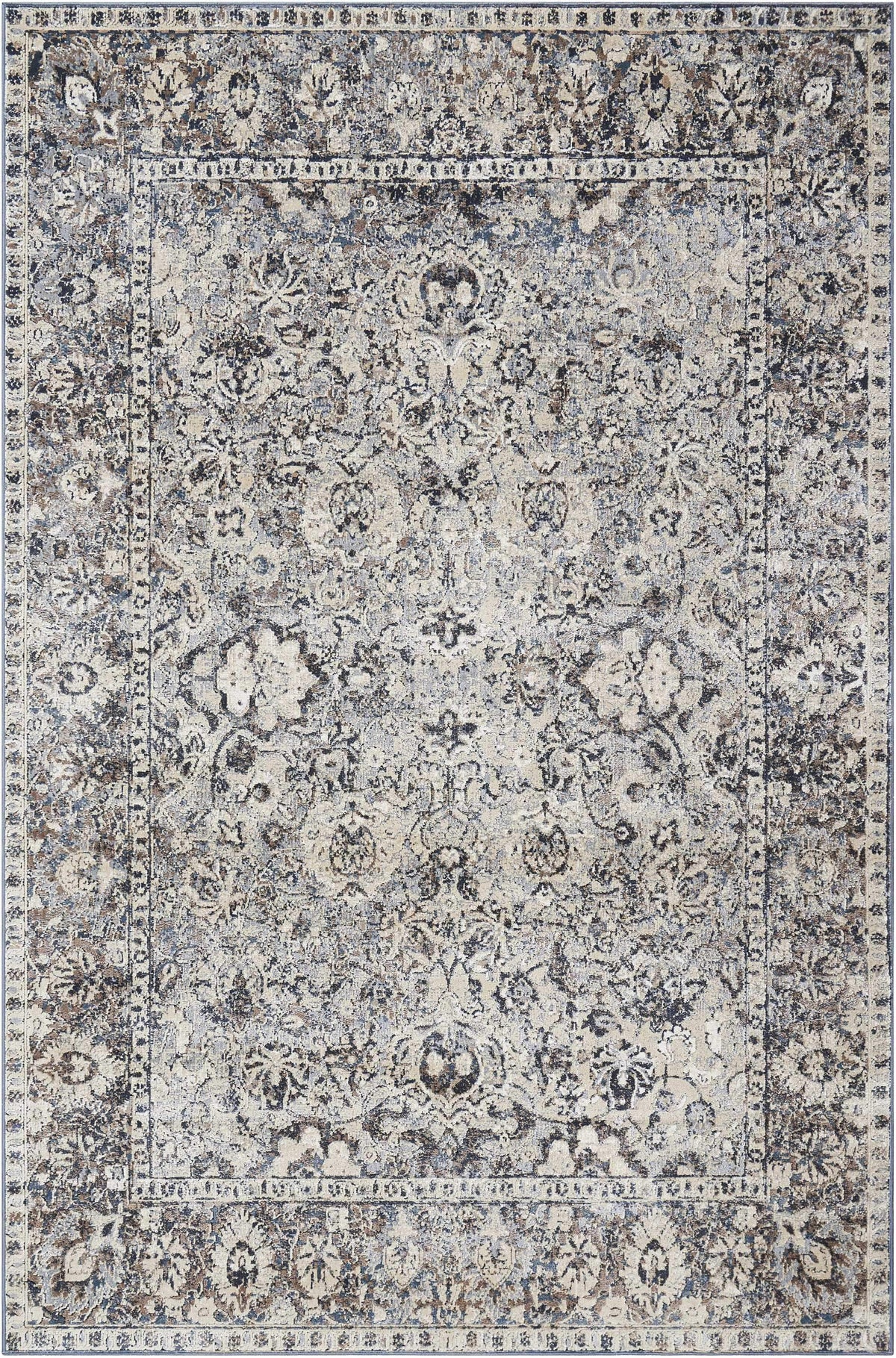 kathy ireland HOME Malta Slate Area Rug-Area Rug-kathy ireland HOME-3&#39;11&quot; x 5&#39;7&quot;-The Rug Truck