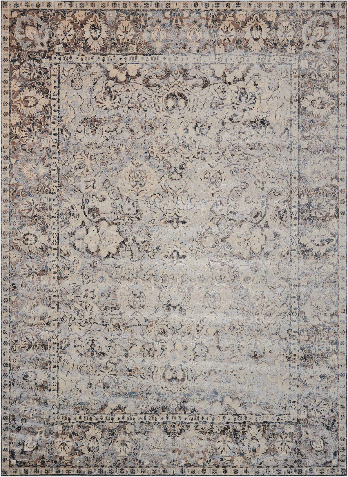 kathy ireland HOME Malta Slate Area Rug-Area Rug-kathy ireland HOME-The Rug Truck