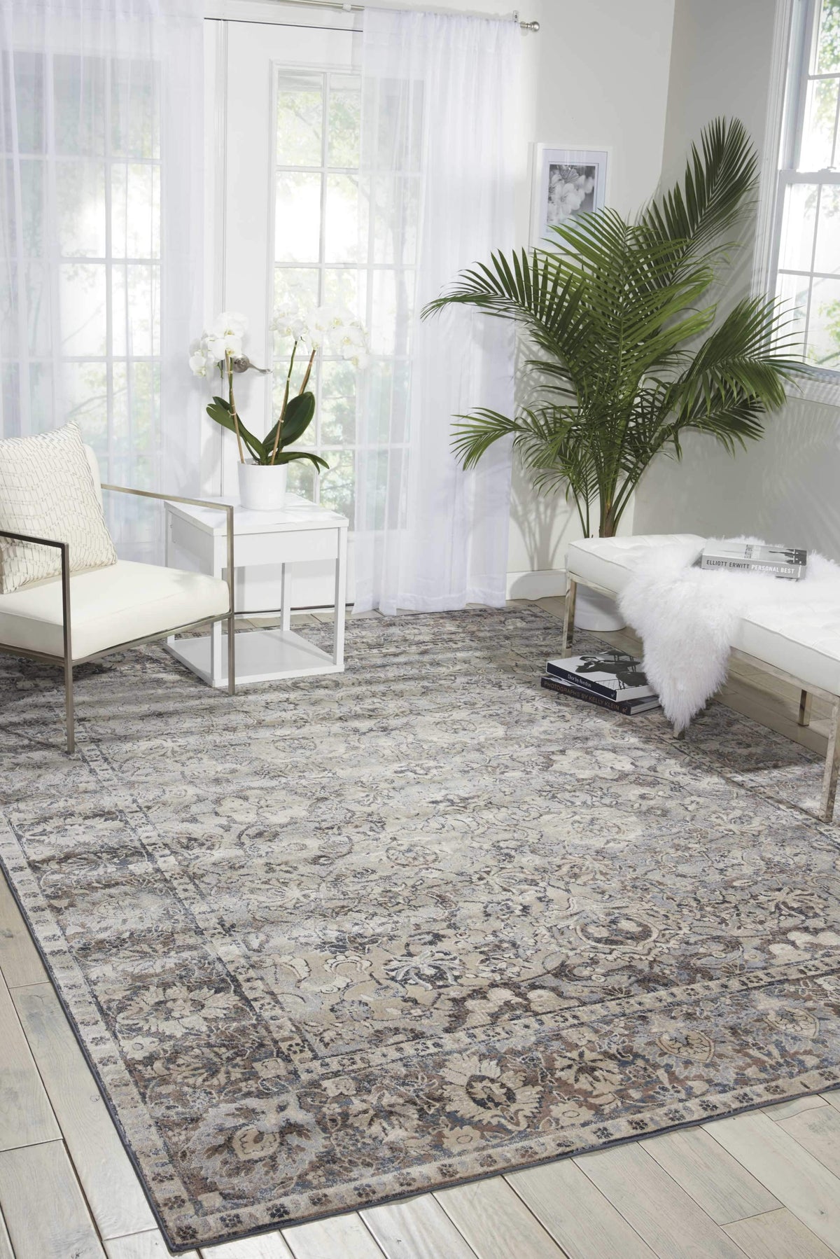 kathy ireland HOME Malta Slate Area Rug-Area Rug-kathy ireland HOME-The Rug Truck