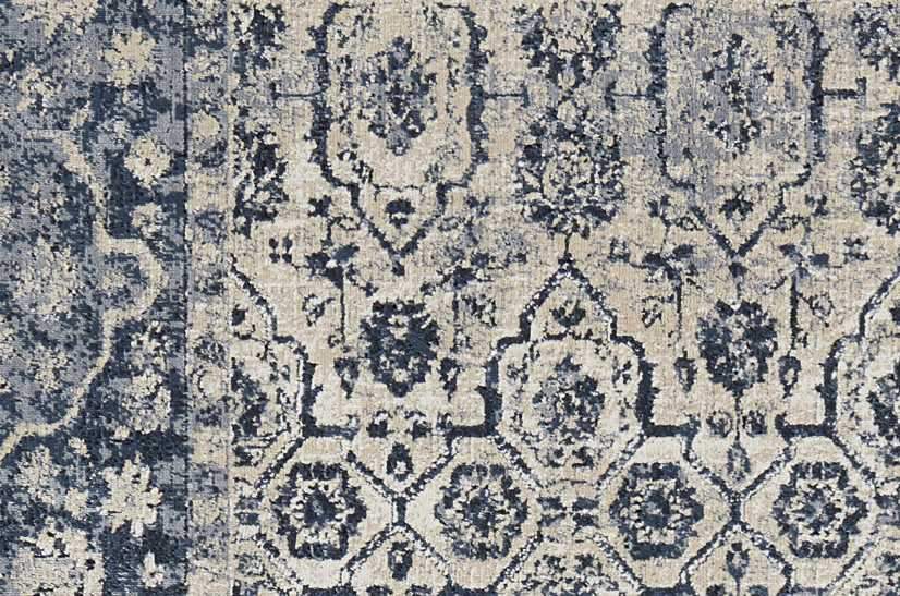 kathy ireland HOME Malta Ivory Blue Area Rug-Area Rug-kathy ireland HOME-The Rug Truck