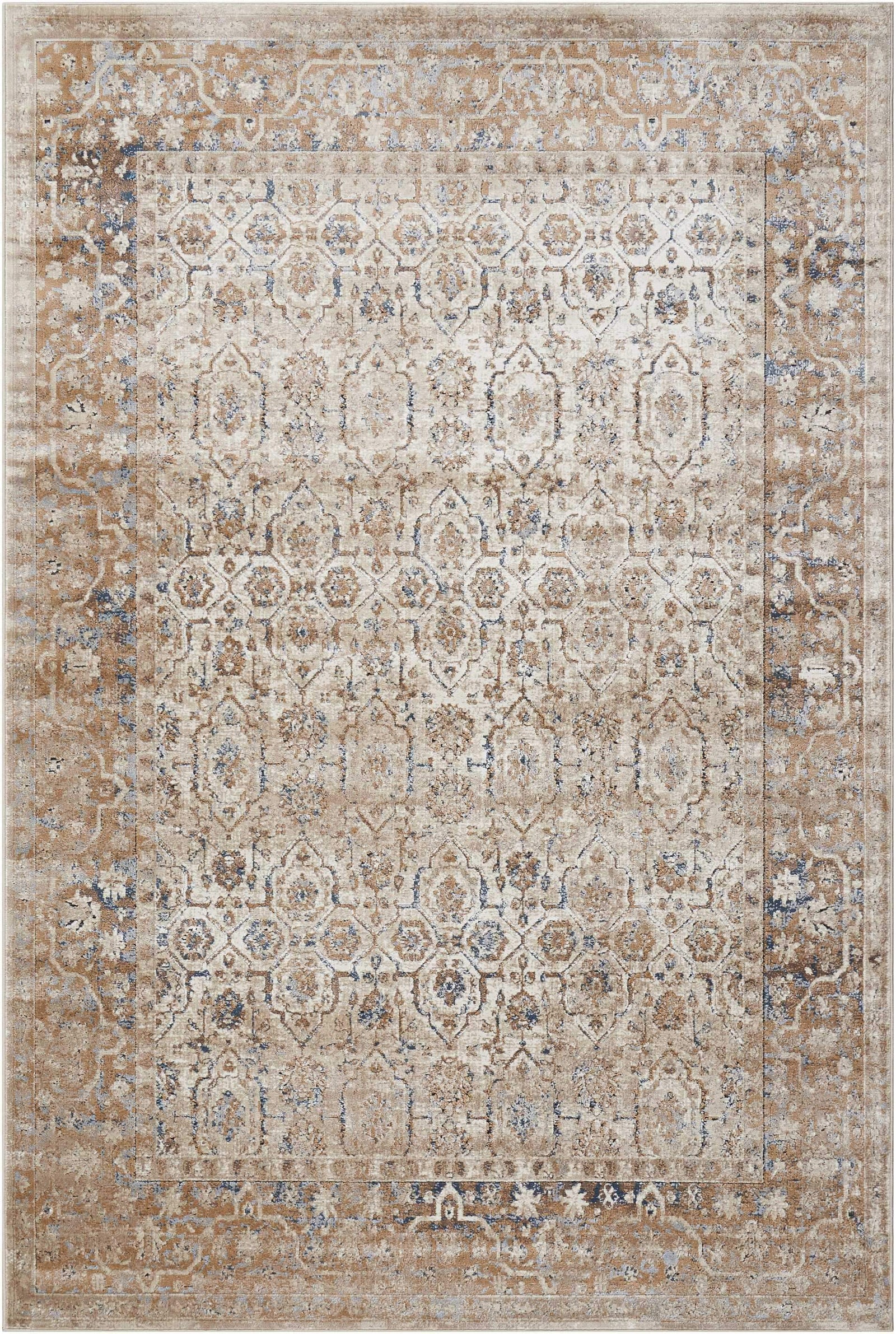 kathy ireland HOME Malta MAI04 Taupe Area Rug-Area Rug-kathy ireland HOME-7'10" x 10'10"-The Rug Truck
