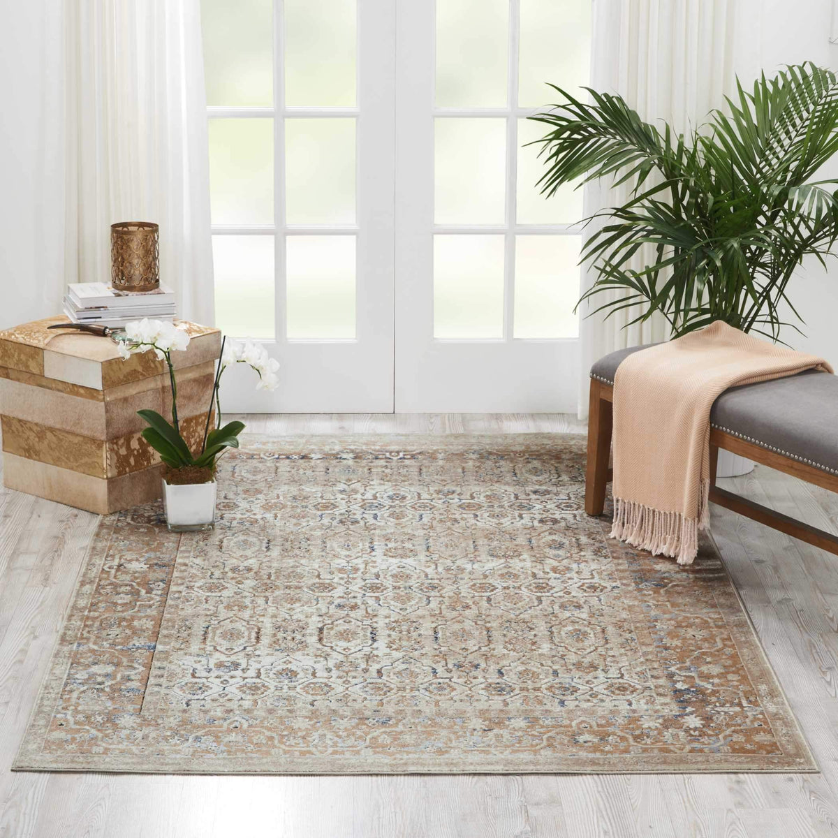 kathy ireland HOME Malta MAI04 Taupe Area Rug-Area Rug-kathy ireland HOME-The Rug Truck