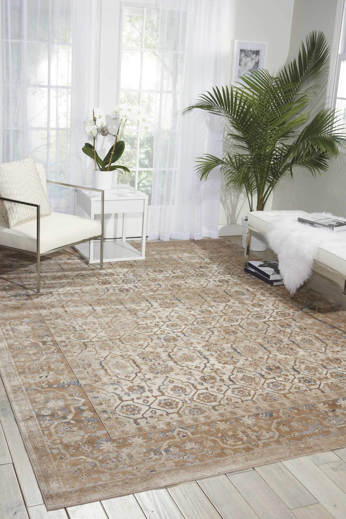 kathy ireland HOME Malta MAI04 Taupe Area Rug-Area Rug-kathy ireland HOME-The Rug Truck