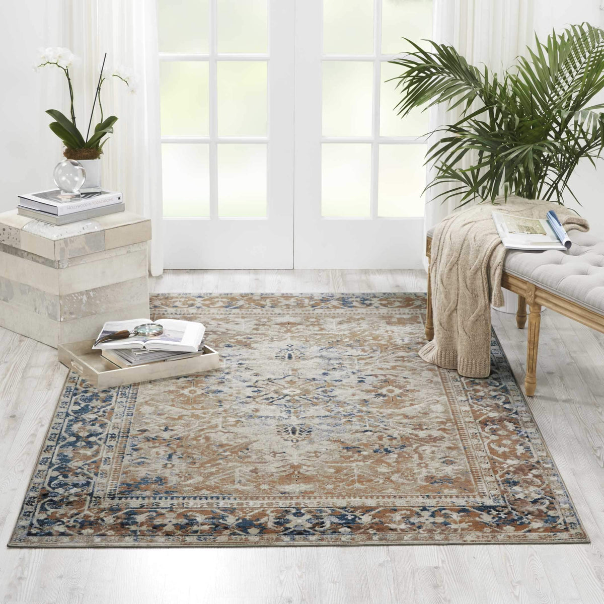 kathy ireland HOME Malta Taupe Area Rug-Area Rug-kathy ireland HOME-The Rug Truck